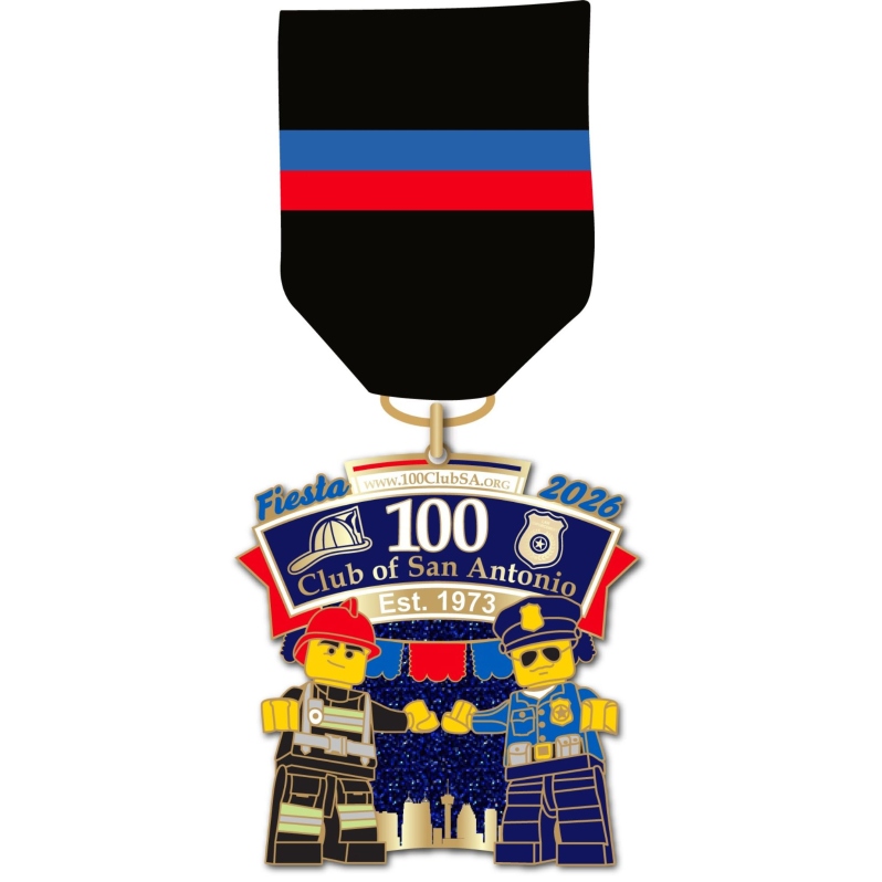 The 100 Club of San Antonio 2026 Fiesta Medal